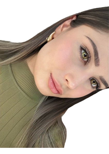 Freshshow Renkli Yıllık Lens Pure Hazel / Lens Kabı / Lens Suyu