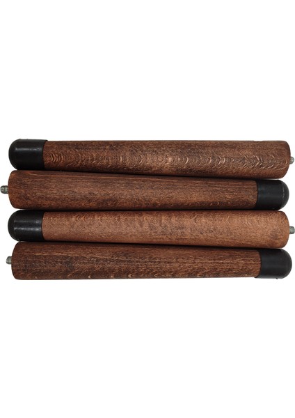 Doğal Ahşap Konik Mobilya Ayağı Ceviz| Sehpa, Sandalye, Tabure | Çevir Tak Aparatlı fırsatları