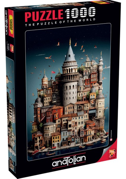 Galata Manzaralı 1000 Parçalık Puzzle 1158 – Yetişkin ve Gençler için Eğlenceli ve Zorlayıcı Zeka Oyunu
