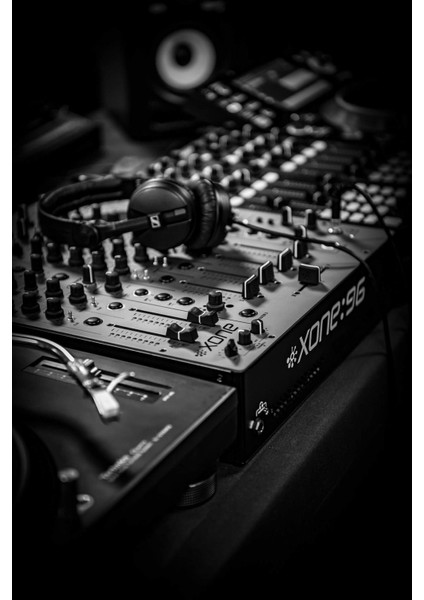 Dj Turntable V3 Ev Duvar Salon Güzellik Salonu Ofis Dükkan Dekarasyon Kanvas Tablo fiyatları