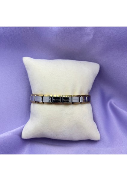 Çelik İtalyan Charm Bileklik