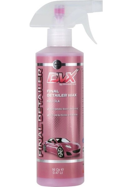 Dvx Final Detailer Wax (Hızlı Cila) 16 Oz 473 ml