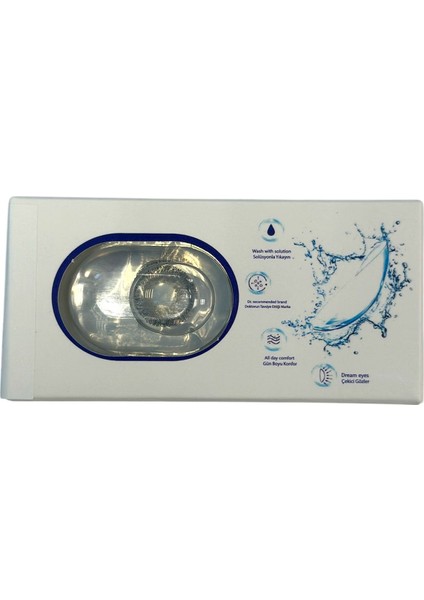 Freshshow Renkli Yıllık Lens Viola Grey/ Lens Kabı / Lens Suyu fiyatları