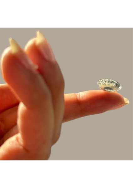 Freshshow Renkli Yıllık Lens Viola Grey/ Lens Kabı / Lens Suyu