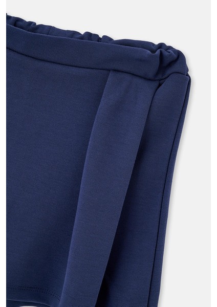 Lacivert Interlok Şort Etek modelleri