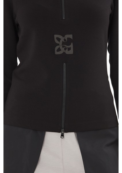 Yakası Fermuarlı G Logo Baskılı Bluz modelleri