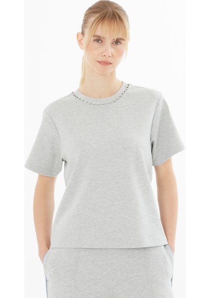 Etnik Desenli Dökümlü Bluz