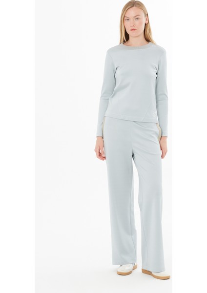 Taşlı G Logolu Bluz