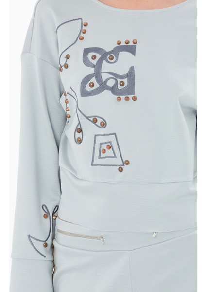 Aksesuarlı Nakışlı Bluz modelleri