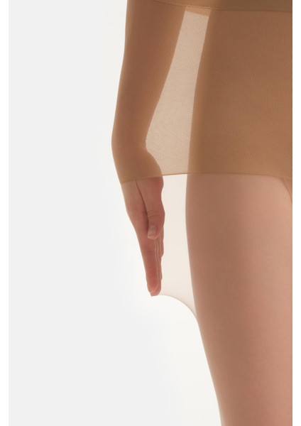 Bronz Orta Transparan 3 Den Kaçmaz Külotlu Çorap fırsatları