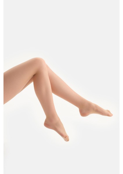 Bronz Orta Transparan 3 Den Kaçmaz Külotlu Çorap indirimleri