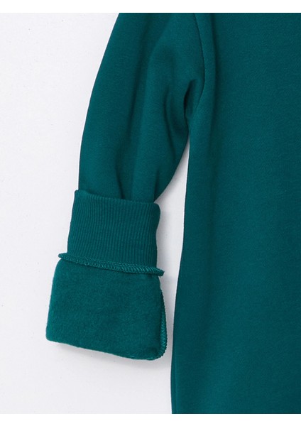 Lcw Kids Yeşil Kapüşonlu Baskılı Uzun Kollu Erkek Çocuk Sweatshirt modelleri