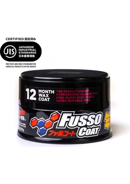 SOFT99 Fusso Coat 12 Aylık Wax Koyu Renk Avrupa Versiyon 200GR.