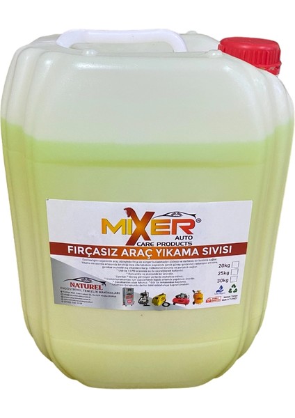 Mixer Fırçasız Cilalı Araç Yıkama Şampuanı Premium 22 kg
