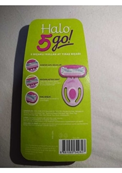 Personna Halo 5 Bıçaklı Tıraş Bıçağı Pembe Kadın Jileti fiyatları