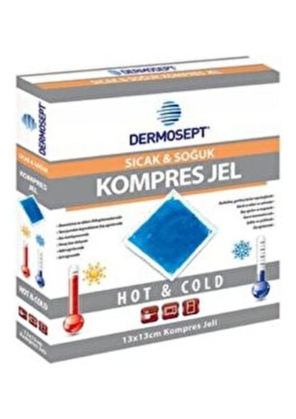 ( 2 Adet ) Dermosept Termojel 13 x 13 cm