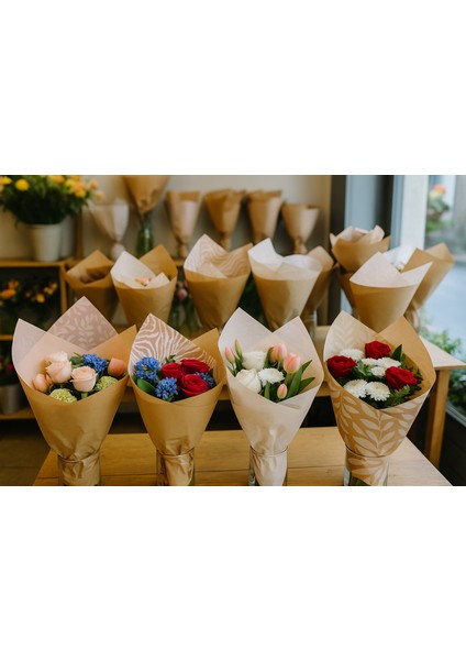 Desenli Kağıt - Pelur Kağıt - Desenli Pelur Kağıt - Hediye Kağıdı - Hediye Paketleme Kağıdı - Ambalaj Kağıt - 40 cm x 60 Cm- 100 Adet