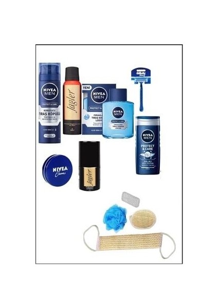 Sandıksız Damat Çeyiz Bohça Sandık Seti +Cilt Bakım Seti