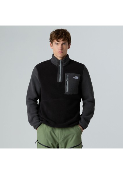 M Yumıorı 1/4 Zıp Erkek Sweatshirt NF0A883SS5H1 modelleri