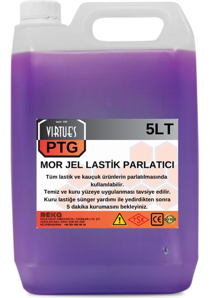 Virtues Ptg Jel Lastik Parlatıcı 5000ML