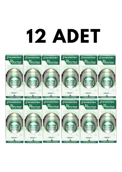 Klima Fresh - Temizleyici Klima Bombası Yeşil Elma 150ML 12 Al 10 Öde Kampanyası