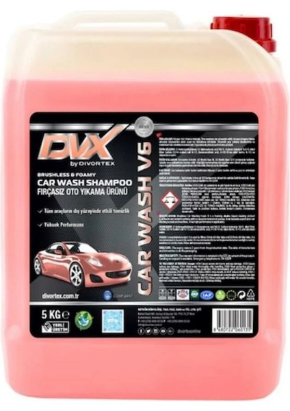 Car Wash V6 Fırçasız Oto Yıkama Köpüğü 5 Kg.