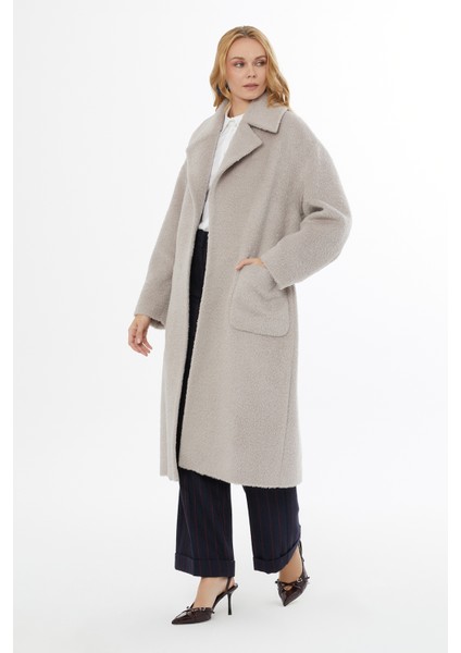 Düşük Omuzlu Kaşmir Karışımlı Triko Ceket modelleri