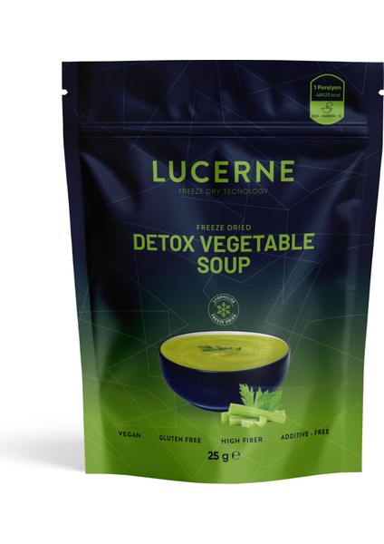 Dondurularak Kurutulmuş Detoks Sebze Çorbası