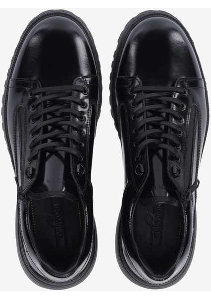 Erkek Siyah Hakiki Deri Ayakkabı 5K1SA18820 indirimleri