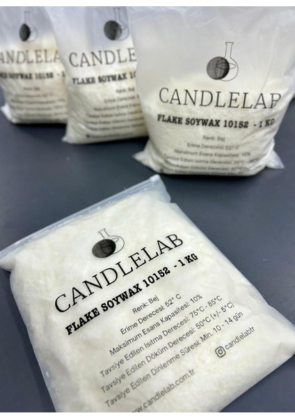 Flake Soywax 10152 - 5 kg - Sertifikalı - Doğal Mum Yapımı Için Soya Wax fiyatları