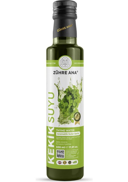 Kekik Suyu 500 ml Doğal Kekik Ekstraktı ile Zenginleştirilmiş Sağlıklı İçecek