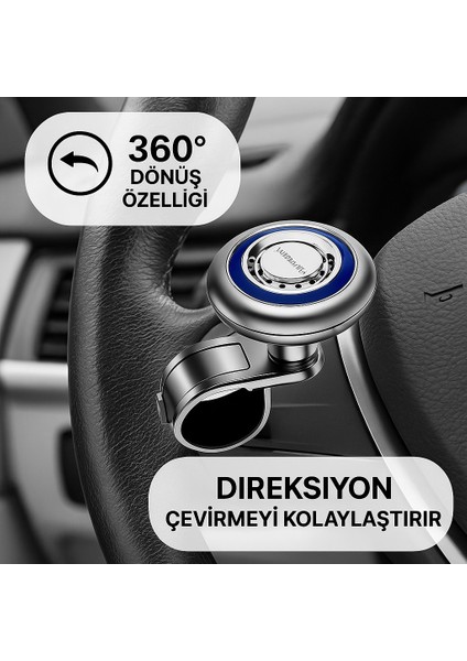 360 Derece Dönebilen Direksiyon Çevirme Topuzu – Tüm Araçlarla Uyumlu, Kamyon, Tır, Traktör, Direksiyon Çevirme Topuzu fırsatları