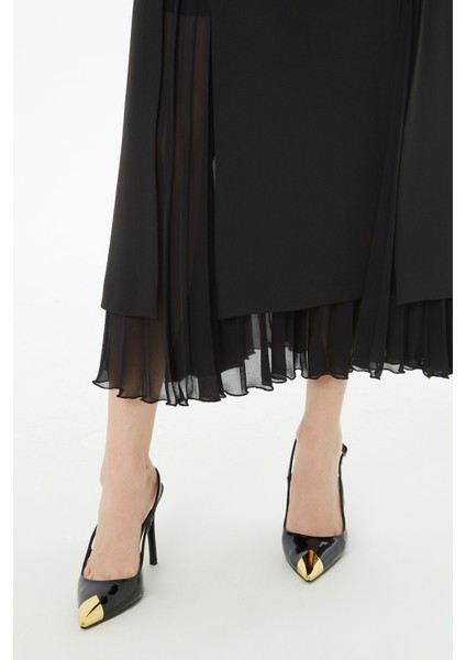 Kemerli Pliseli Midi Boy Etek fiyatları