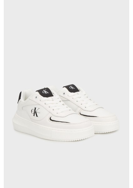 Süet Detaylı Logolu Sneaker Ayakkabı YW0YW0200101W Bayan Ayakkabı YW0YW02001 01W modelleri