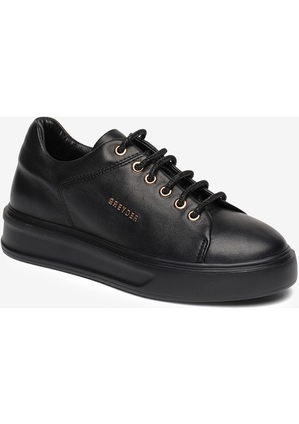 Kadın Siyah Hakiki Deri Sneaker Ayakkabı 5K2UA35320 fiyatları