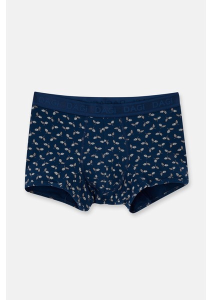 Koyu Mavi 4210 2'li Desenli Micro Modal Boxer fiyatları