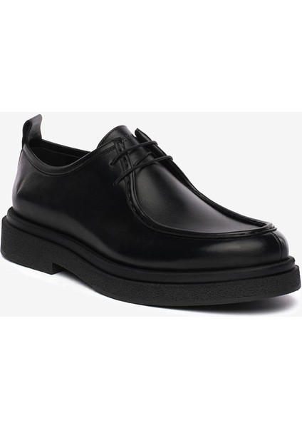 Erkek Siyah Hakiki Deri Ayakkabı 5K1UA64730 fırsatları