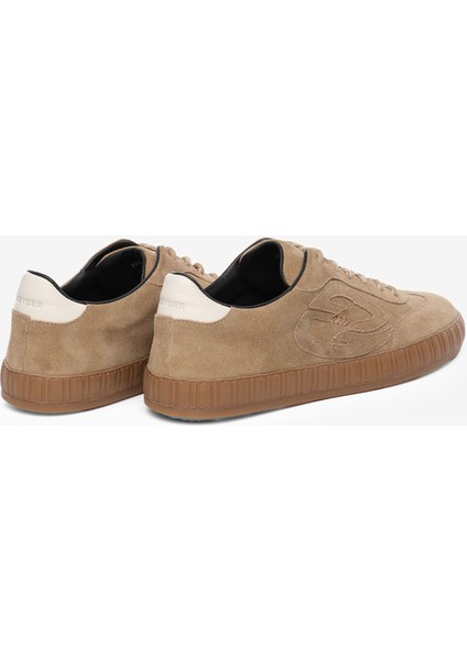 Erkek Vizon Hakiki Deri Sneaker Ayakkabı 5K1SA18485 fırsatları