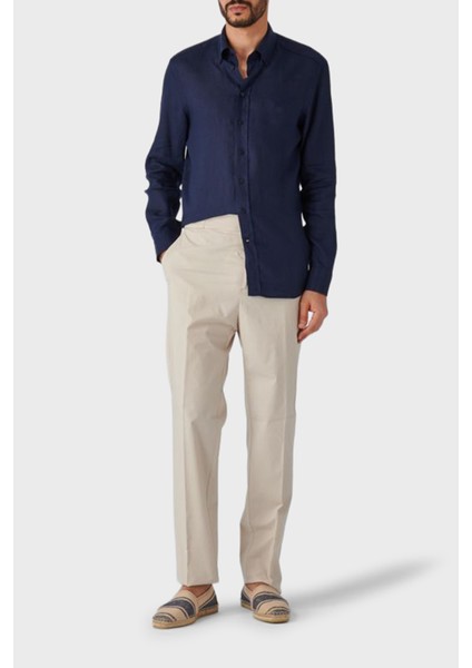 Streç Pamuklu Regular Fit Klasik Yaka Gömlek Erkek Gömlek MRIB0002 AV607 B0339 fiyatları