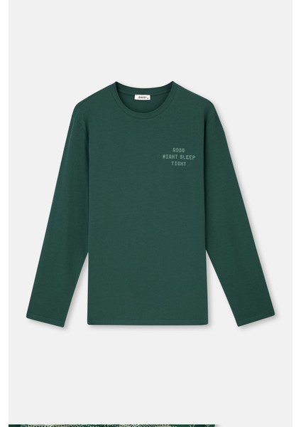 Yeşil Erkek Uzun Kollu Pijama Tk. fiyatları