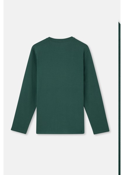 Yeşil Erkek Uzun Kollu Pijama Tk. modelleri