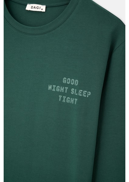 Yeşil Erkek Uzun Kollu Pijama Tk. fırsatları