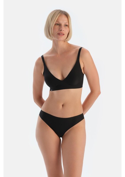 Siyah 5152KC Kaşkorse Brazilian Külot