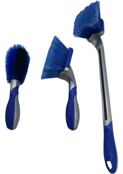 Virtues Premium 3 Parça Jant-Davlumbaz-Lastik Fırça Seti
