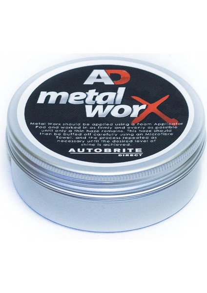 Metalworx Krom ve Metal Parlatıcı 100GR.