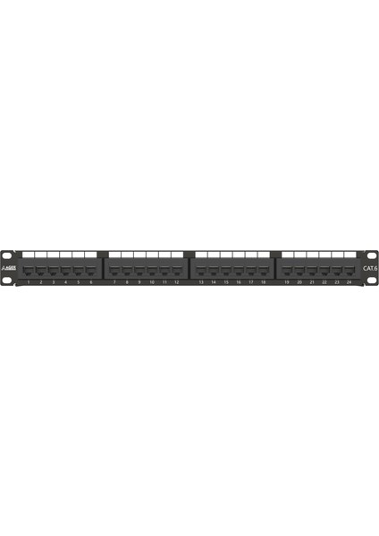 AC-611-24E 8P8C,LSA,ALTIN Kontak 24 Port Cat6 Dolu 1u Zırhsız Patch Panel fiyatları