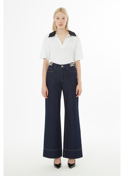 Duble Paçalı Jean Pantolon