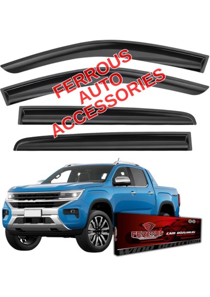 Volkswagen Amarok Ferrous Cam Rüzgarlığı 4lü 2022 ve Üstü
