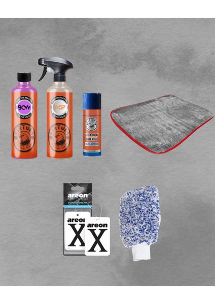 6 Parça Hediye Paketli Araç Bakım Seti