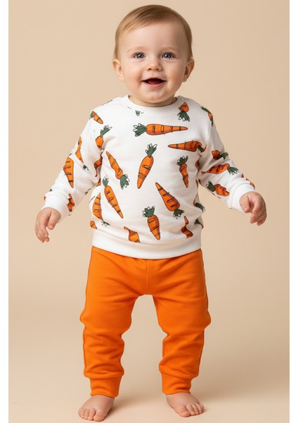 %100 Pamuk 2'li Bebek Takımı